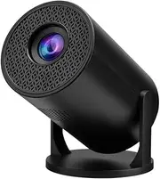 Mini Projector with WiFi & Bluetooth, 1080P Portable Movie Projector, 270° Adjustable Stand, Ceiling Mount Compatible, Compatible with Phone/TV Stick/PC/Console