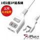 【iPlus+保護傘】1切2座2P延長線 PU-2122 | 3尺 台灣製