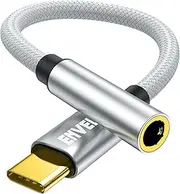 [ENVEL] USB C to 3.5 mm Headphone Jack Adapter, Type C to 3.5mm Audio Stereo DAC Chip Cable Compatible with iPhone 15 Pro Max/15 Pro/15 Plus Huawei P50/P40,Pixel 7 Samsung Galaxy S23 S22 S21 OnePlus 9