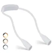 LED Reading Neck Light Usb Rechargeable Book Lamp 360° Flexible Arm Reading Book