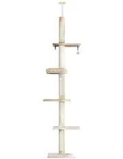[i.Pet] Cat Tree Tower Scratching Cats Post Scratcher 290cm in Multicolour