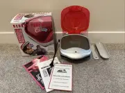 NEW George Foreman Red Grilling Colors Electric Grill TESTED Salton GR10ABW