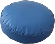 Yajuyi Tatami Cushion for Floor Seating with 15.75inch Round Design for Various Settings, Blue, as described
