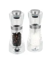Salt and Pepper Mill Set, Acrylic - 13cm