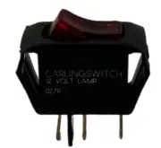 Red On / Off Boat Marine RV Rocker Switch 12V Dash Panel