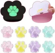 TXIN 8 Pcs Diamond Painting Magnet Cover Minder, Paw Shape Diamond Picture Magnetic Holder Locator, Cross Stitch Diamond Painting Fixator with Case, Diamond Art Accessories Tools for Adults Art Craft