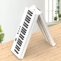 在飛比找樂天市場購物網優惠-電子琴鋼琴88鍵折疊式手卷初學者電子鋼琴成人MIDI鍵盤入門