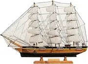 Sailboat Model Tabletop Decoration Creative Hand-Carved Office Home Decoration Commemorative Crafts Veteran Graduation Season 70CM