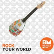 VOX MK3-MINI-MB Teardrop Mini Electric Guitar Marble - Brand New -Belfield Music