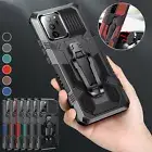 For Samsung Galaxy S25 S24 S22 S21 A16 A25 Shockproof Armor Stand Case Belt Clip