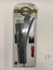 Bachmann HO On-30 Nickel Silver Remote Turnout - Right NIB 44562 NEW Track