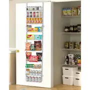 VEVOR 10-Tier Over the Door Pantry Organizer Hanging Storage Rack Adjustable