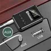 Bluetooth Wireless Car Transmitter AUX Receiver Music Adapter USB Charging Black (for: Audi)