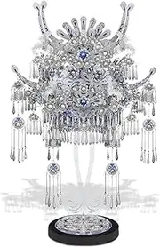 Piececool 3D Puzzles for Adults, Miao Silversmithing Tiara Model Kits Building Sets Best Gift Women Creative Valentines Day Gifts