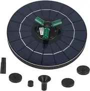 Solar Fountain Pump with RGB Lights Floating Design for Pool Garden and Solar Powered Water Feature for Outdoor Spaces Battery