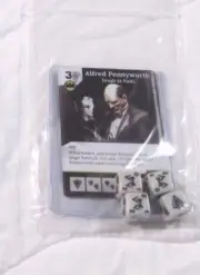 DC Dice Masters World's Finest ALFRED PENNYWORTH Set RARE Uncommon CUR + 4 DICE
