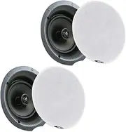 Pyle Surround Wall/Ceiling Speakers Home Speaker, Set of 1, Black (PDICBT57)