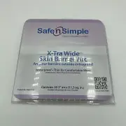 NEW Safe N Simple X-Tra Wide Skin Barrier Arc 30pcs 2" Arcs SNS21130