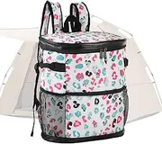 Oxford Cloth Lunch Bag | Insulated Oxford Cloth Backpack - Multifunctional Picnic Bag, Zippered Backpack for Camping, Beach, Hiking