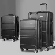 Wanderlite 3Set 20-24-28 Inch Luggage with TSA Lock Spinner Travel Suitcase Carr