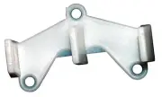 Barton Kramer 133C White Plastic By-Pass Guide 0.9375 L x 1.125 H x 3.5 W in.