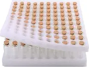 MAXMAU 100 Packs of Small Glass Bottles with Cork Stopper Tiny Clear Vials Storage Container for Art Crafts Projects Decoration Party Supplies 5ml/10ml/15ml/20ml (15ml - 100 Packs)