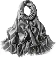 [Hybeeh] Sparkly Glitter Hijab Scarf for Women Shimmer Hijab Metallic Lightweight Wrap Pashmina Shawl for Women
