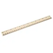 Wood Ruler 30cm 12 Inch 2 Scale Office Rulers Wooden Measuring Ruler 30pcs