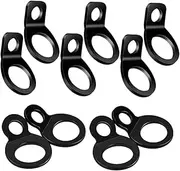 iplusmile 10Pcs Tie Down Hooks for Trailer Cargo Durable Tie Down Anchors Versatile Tie Down Rings Strong Load Bearing Capacity for Vehicles Trucks Bicycles and Trailers