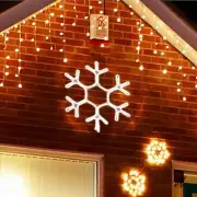 15" Neon Snowflake 360 Super-Bright LED Lights Outdoor Christmas new
