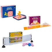 3pc S&P Desktop Games Darts, Bowling And Tennis Kids Desk/Tabletop Game Toy 5y+