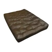 8" Single Foam & Cotton #607 Twin Leather Futon Mattress Leather Cotton