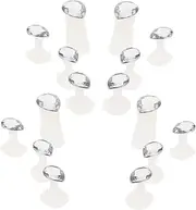Healeved 16pcs Manicure Art Silicone Toe Dividers Stylish Nail Art Toe Separators