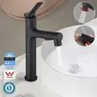 Bathroom kitchen laundry Pull Out Basin Mixer Tap High Spout Vanity Sink 3 Mode
