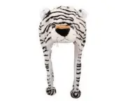 Plush Hat with Earflaps Washable Movable Ears Animal Cap Costume Supplies - 10