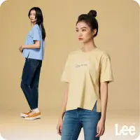 在飛比找momo購物網優惠-【Lee 官方旗艦】女裝 短袖T恤 / 水紋 Lee Jea