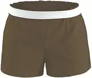 [Soffe] Girls' Authentic Cheer Shorts – Soft Cotton Blend Gym Shorts for Cheerleading, Dance, Running, Fitness, & Casual Wear