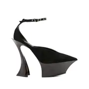 [Mugler] Mugler 140mm Platform Pumps 39.5 IT BLACK