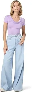 [florence by mills] Women's Total Softie Denim Wide Leg Jeans