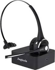 Trucker Bluetooth Headset with Microphone, Wireless Cell Phone Headset with N...
