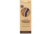 Silicone Straws Bent Golden Hour Collection, 4's