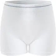[CARER Healthcare Incontinence Pregnancy] Hospital Underwear Women Breathable High Waist Mesh Underwear Postpartum(6 PCS,XL) White, White