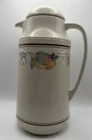Vintage NEW CORELLE ABUNDANCE Coffee Or Tea 1 Qt Plastic Carafe Thermos Server
