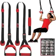 Lifeline Jungle Gym XT Body Weight Suspension Trainer System – Patented Split Anchor, Full-Body Workout, Lightweight Home Suspension Training Kit for Home Gym, Workout Equipment