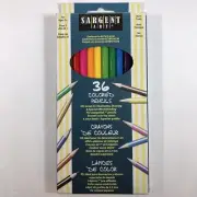 SARGENT ART 36 Colored Pencils Pre-sharpened #22-7236 Assorted Color Pencils Art