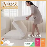在飛比找誠品線上優惠-棉床本舖 AlizzZ愛麗絲三折床墊【單人3.5尺】贈保潔墊
