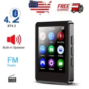 US Bluetooth MP3 Player HiFi Music Built-in Speaker with FM Radio Audio Recorder