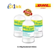 Natural Crystal Roll on Deodorant Stick 100% Natural Mineral Salt (60g)