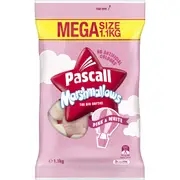 Pascall Marshmallows Pink & White 1.1kg