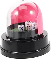 Dice Cup with Dice Shaker Mini Electric Dice Game Party Game Props Small Dice Cup for Bars Ktv Random Color